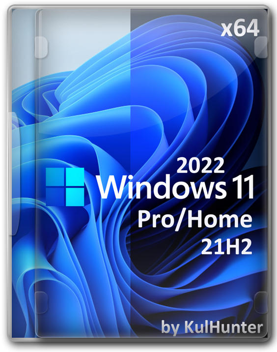 Windows 11 21H2 64 bit 6 in 1 Pro/Home